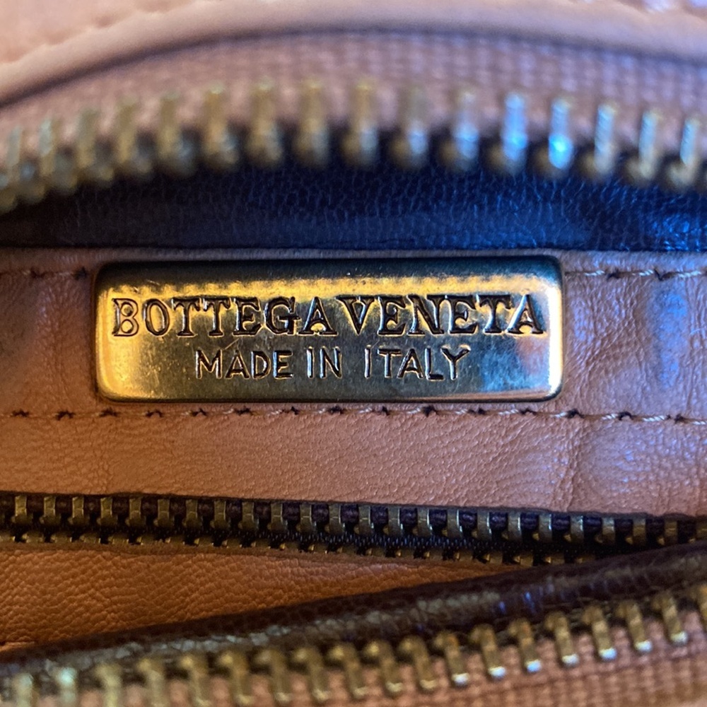 Bottega Venetta Intrecciato nude shoulder bag - Picture 5 of 6